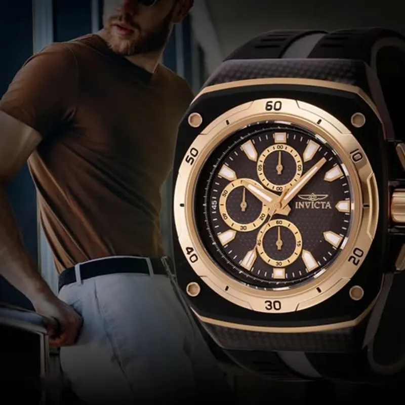 Invicta Speedway Chronograph Black Dial Men's Watch- 46110